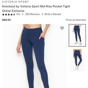 Brand New Victoria’s Secret Knockout Leggings